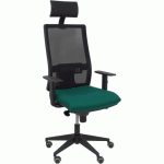 CHAISE DE BUREAU HORNA APPUI TÊTE - VERT FONCÉ - PIQUERAS Y CRESPO