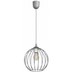 HELAM LIGHTING - HELAM MERCURE PLAFONNIER WIRE FRAME GRIS 24CM