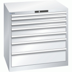 LISTA - ARMOIRE À TIROIRS (HXLXP) 85 X 87 X 72,5 CM KEY LOCK R7035