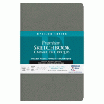LOT DE 2 - EPSILON SERIES CARNET SOUPLE 46F 21,6X14CM 150G - BLANC