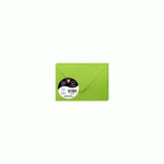 LOT DE 2 - PAQUET DE 20 ENVELOPPES POLLEN 75X100MM 120G/M² - VERT MENTHE