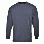 LOT DE 2 - PORTWEST B133 T-SHIRT ML THERMIQUE BASELAYER ANTHRACITE - TAILLE XXXL
