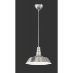 TRIO LIGHTING - WILL INDOOR HANGING LAMP IP20 E27 60W SUSPENSION MÉTALLIQUE DE COULEUR NICKEL MAT R30421007