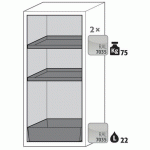 ARMOIRE SCLASSIC90 MAINTIEN ET BAC-596-GAUCHE-EPOXY-GRIS-2
