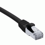 CORDON RJ45 CATÉGORIE 6A S/FTP LSOH SNAGLESS NOIR - 3 M - DEXLAN