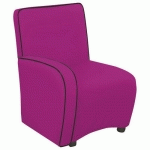 FAUTEUIL TEMPO 1 ACCOUDOIR À DROITE PVC URBAN FUCHSIA