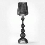KARTELL LAMPADAIRE DE DESIGNER KABUKI AVEC LED, NOIR