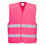 LOT DE 6 - PORTWEST F474 GILET IONA ROSE - TAILLE L/XL