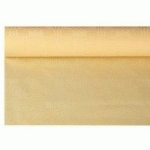 NAPPE DAMASSÉE, (L)1,2 X (L)8 M, CRÈME - LOT DE 4
