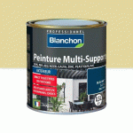 PEINTURE MULTI-SUPPORTS APPLICATION EXTÉRIEUR IVOIRE CLAIR RAL 1015 2L BLANCHON