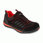 PORTWEST FW34 TRAINER LUSUM S1P HRO STEELITE ROUGE - TAILLE 37