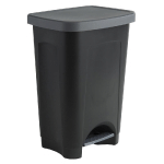 POUBELLE À PÉDALE STEP BIN 50 L NOIR