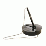 STYLO BILLE SUR SOCLE NOIR POINTE CONIQUE - ÉCRITURE MOYENNE BLEUE