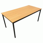 TABLE RECONDITIONNÉE DE RÉUNION 60X120X74 CM