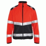 VESTE SOFTSHELL HAUTE VISIBILITÉ TAILLE S - BLAKLADER