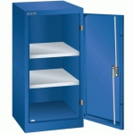 ARMOIRE BLEU SÉCU. 500X400X1000 AVEC 2 RAYONS AMO. - LISTA