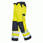 PORTWEST TX51 PANTALON HV LYON JAUNE/MARINE - TAILLE 4XL - STANDARD