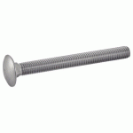 VIS À MÉTAUX TÊTE RONDE COLLET CARRÉ FILETAGE TOTAL - INOX A2 DIN 603 - 10X70 - X50 ACTON
