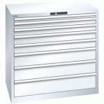 ARMOIRE 8 TIROIRS SÉRIE 78.293-CAPACITÉ 75KG-BLANC - LISTA