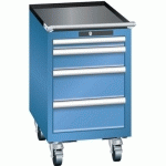 ARMOIRE BLEU CAP. 411X572X723 AVEC 4 TIR. 75KG _ 78.423.040 - LISTA