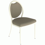 CHAISE 260 ALU ASS/DOS GINKGO TERRE - 4P BEIGE 1013 - MOBIDECOR