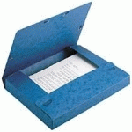 CHEMISE BOX CARTOREL 24 X 32 CM DOS 2,5 CM - BLEUE - LOT DE 25