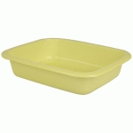 BARQUETTE PLASTIQUE INJECTÉ GN 1/8 JAUNE H 36 MM X 792 FIRPLAST