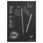 GRAF'IT DOT BLOC AGRAPHÉ 80F A3 90G - NOIR - LOT DE 5