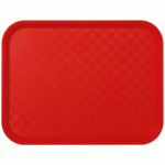 LOT DE 10 - PLATEAU SELF 46 X 36 CM - ROUGE