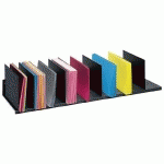 LOT DE 10 - SÉPARATEUR COMPLÉMENTAIRE NOIR POUR TRIEUR VERTICAL À SÉPARATEURS RÉGLABLES