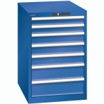 ARMOIRE BLEU SÉCU. 564X725X850 AVEC 7 TIR. 75KG _ 14.405.100 - LISTA