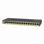 NETGEAR GS116LP NON-GÉRÉ GIGABIT ETHERNET (10/100/1000) CONNEXION ETHERNET, SUPPORTANT L