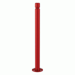 POTELET INCLINABLE AMORTICHOC AGGLO - ZINC ROUGE FONCÉ 3004 - PROCITY