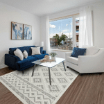 UNAMOURDETAPIS - 80X150 - TAPIS KILIM TENO B CRÈME 80X150 OEKO TEX® EN POLYPROPYLÈNE DOUX ET SOYEUX - CRÈME