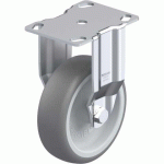 BLICKLE - ROULETTE FIXE Ø 100MM BANDAGE CAOUTCHOUC TPE 110KG - BKPA-TPA 101G