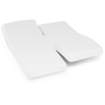 DRAP HOUSSE RELAXATION UNI 100% COTON ALTO - TPR TÊTE ET PIED RELEVABLE 2X80X200 CM - BLANC