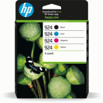 HP 924 PACK DE 4 CARTOUCHES D’ENCRE AUTHENTIQUES CMJN - CARTOUCHE AUTHENTIQUE