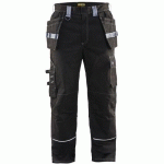 PANTALON ARTISAN RETARDANT FLAMME NOIR/GRIS TAILLE 42L - BLAKLADER