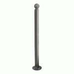 POTELET INCLINABLE AMORTICHOC BOULE - ZINC GRIS PROCITY - PROCITY