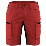 SHORT SERVICES STRETCH FEMME ROUGE/NOIR TAILLE 34 - BLAKLADER