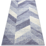 TAPIS FEEL 5673/17944 CHEVRONS BEIGE/VIOLET PURPLE 160X220 CM