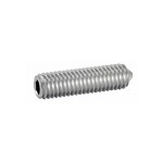 VIS SANS TÊTE SIX PANS CREUX BOUT POINTEAU - INOX A2 4X12 MM - BOÎTE DE 100