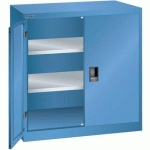 ARMOIRE BLEU CAP. 1000X580X1000 AVEC 2 RAYONS AMO. - LISTA