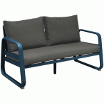 CANAPÉ TONIO 2 PLACES - BLEU - PROLOISIRS