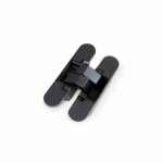 CHARNIÈRE INVISIBLE POUR PORTE - OUVERTURE 180°- 40 KG - NOIR EMUCA