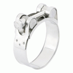 COLLIER DE SERRAGE À TOURILLON ACIER ZINGUÉ -10 PIÈCES - SERRAGE 104/112 SERFLEX