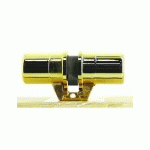 CYLINDRE MONOBLOC STANDARD 787 Z DOUBLE ENTRÉE 2 CLÉS DORÉ - FICHET - 75060020