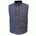 GILET DE TRAVAIL SANS MANCHES - MIXTE - DENIM - TAILLE 2 L'ASCENSEUR CONFECTION