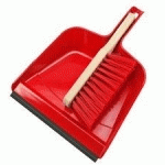 KIT DE BALAYAGE POUR CHANTIER, ROUGE - LOT DE 2