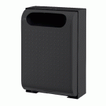 POUBELLE URBAINE BAHIA - MURALE 30 L GRIS MANGANÈSE-ROSSIGNOL PRO - MANUTAN COLLECTIVITÉS